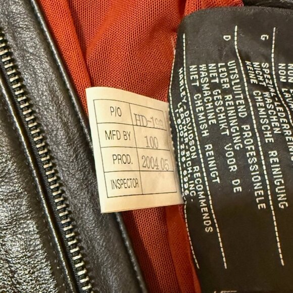 Med Harley Davidson Women's Lightweight Leather Coat w/lace up sides and back - Picture 6 of 16